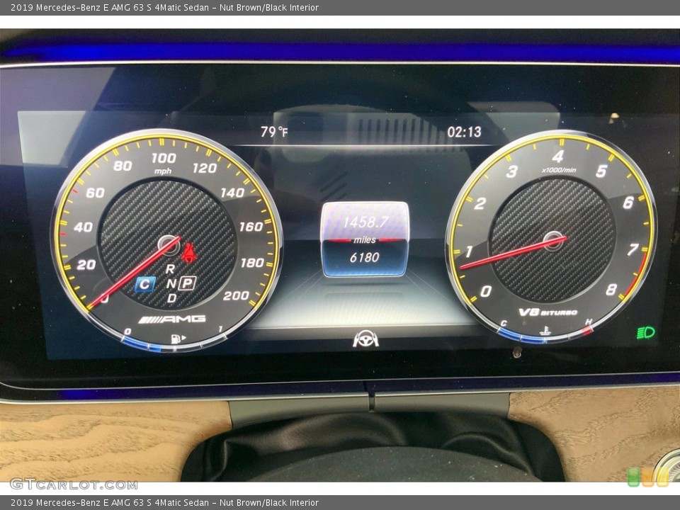 Nut Brown/Black Interior Gauges for the 2019 Mercedes-Benz E AMG 63 S 4Matic Sedan #142377619