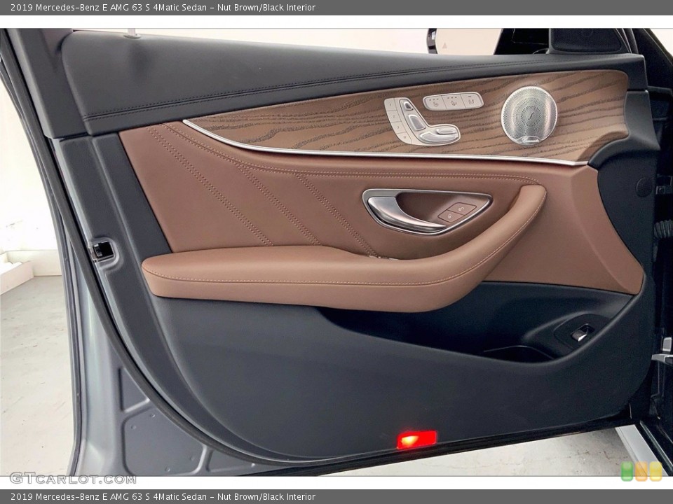 Nut Brown/Black Interior Door Panel for the 2019 Mercedes-Benz E AMG 63 S 4Matic Sedan #142377691