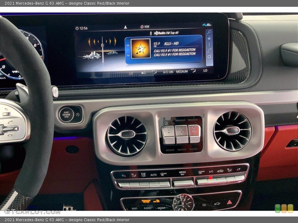 designo Classic Red/Black Interior Controls for the 2021 Mercedes-Benz G 63 AMG #142378042