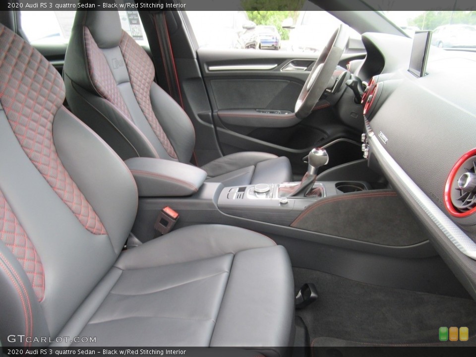 Black w/Red Stitching 2020 Audi RS 3 Interiors