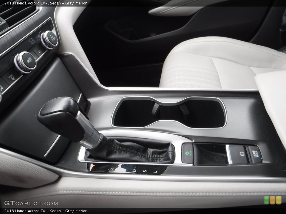 Gray Interior Transmission for the 2018 Honda Accord EX-L Sedan #142380337