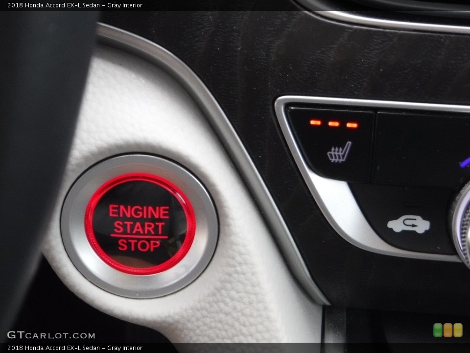 Gray Interior Controls for the 2018 Honda Accord EX-L Sedan #142380424