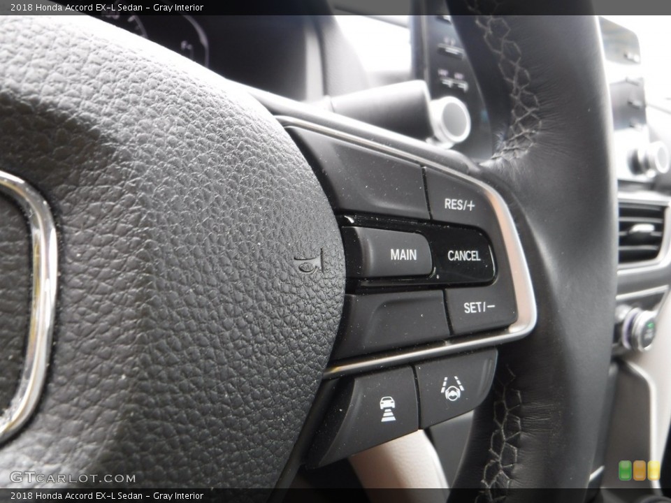 Gray Interior Controls for the 2018 Honda Accord EX-L Sedan #142380448