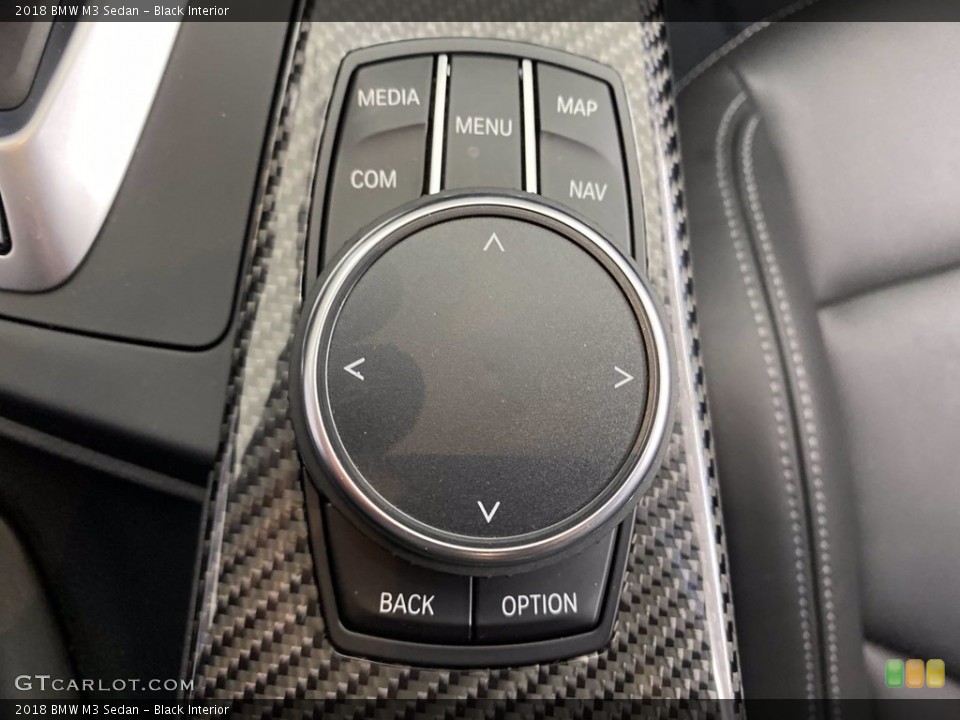 Black Interior Controls for the 2018 BMW M3 Sedan #142385556
