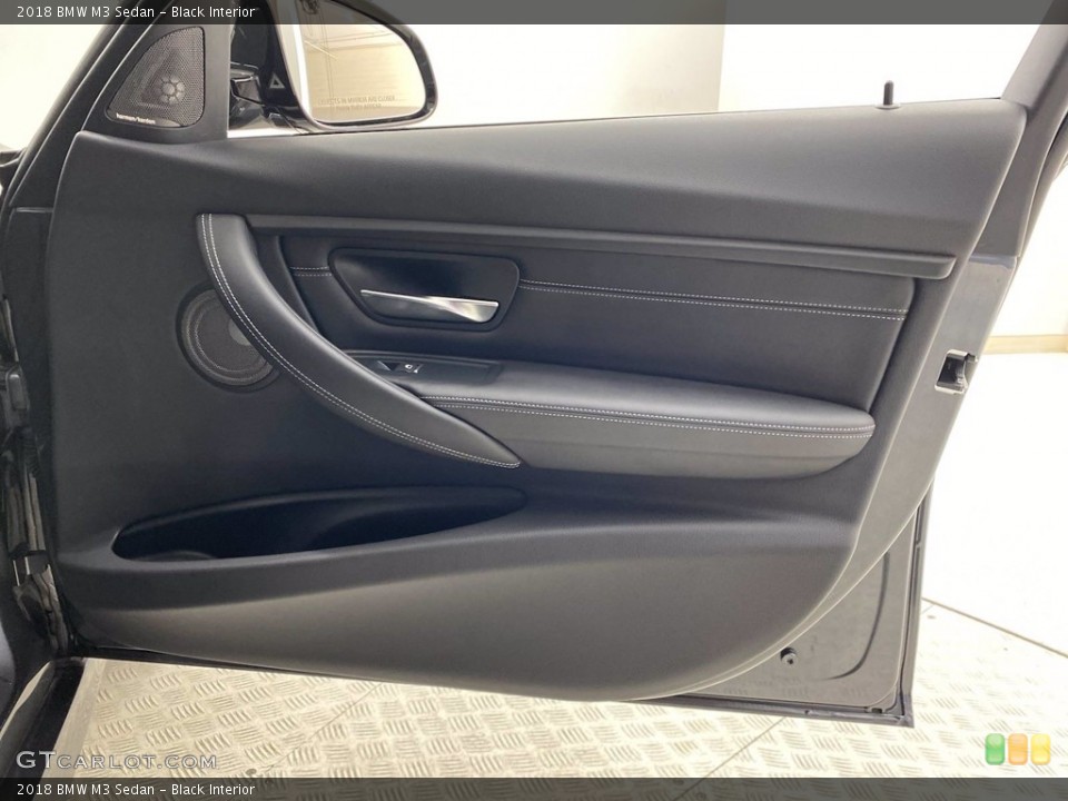 Black Interior Door Panel for the 2018 BMW M3 Sedan #142385562