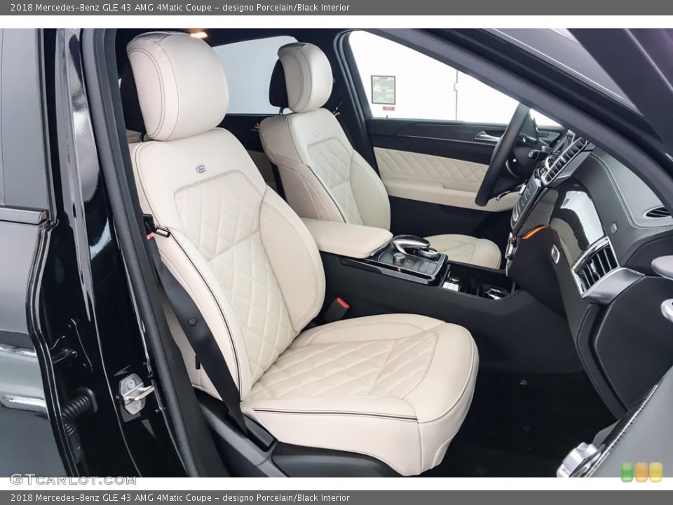 designo Porcelain/Black Interior Front Seat for the 2018 Mercedes-Benz GLE 43 AMG 4Matic Coupe #142389236