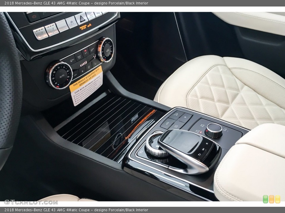 designo Porcelain/Black Interior Transmission for the 2018 Mercedes-Benz GLE 43 AMG 4Matic Coupe #142389311