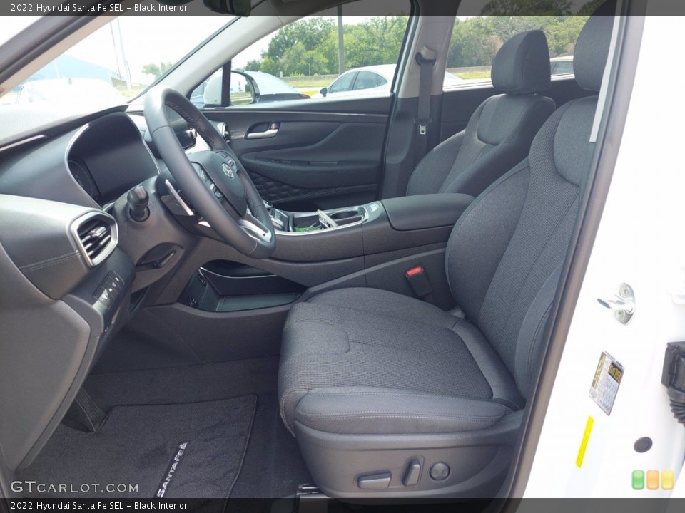Black Interior Front Seat for the 2022 Hyundai Santa Fe SEL #142390577