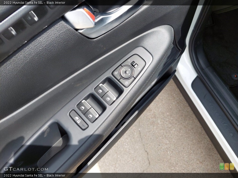 Black Interior Controls for the 2022 Hyundai Santa Fe SEL #142390589