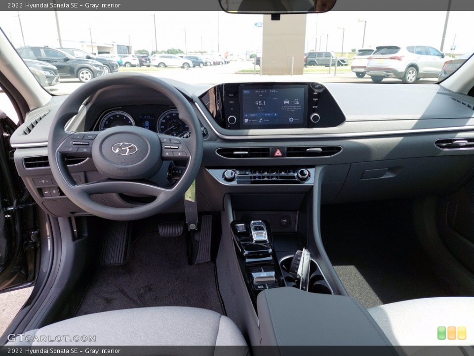 Gray Interior Dashboard for the 2022 Hyundai Sonata SE #142390655