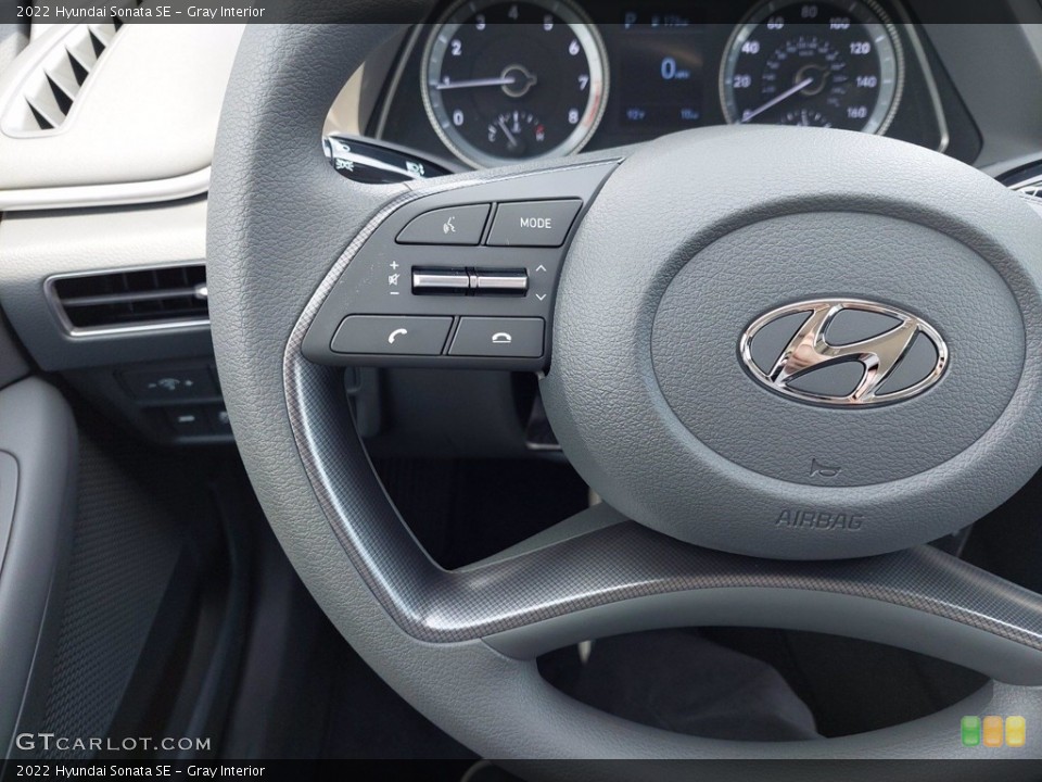 Gray Interior Steering Wheel for the 2022 Hyundai Sonata SE #142390670