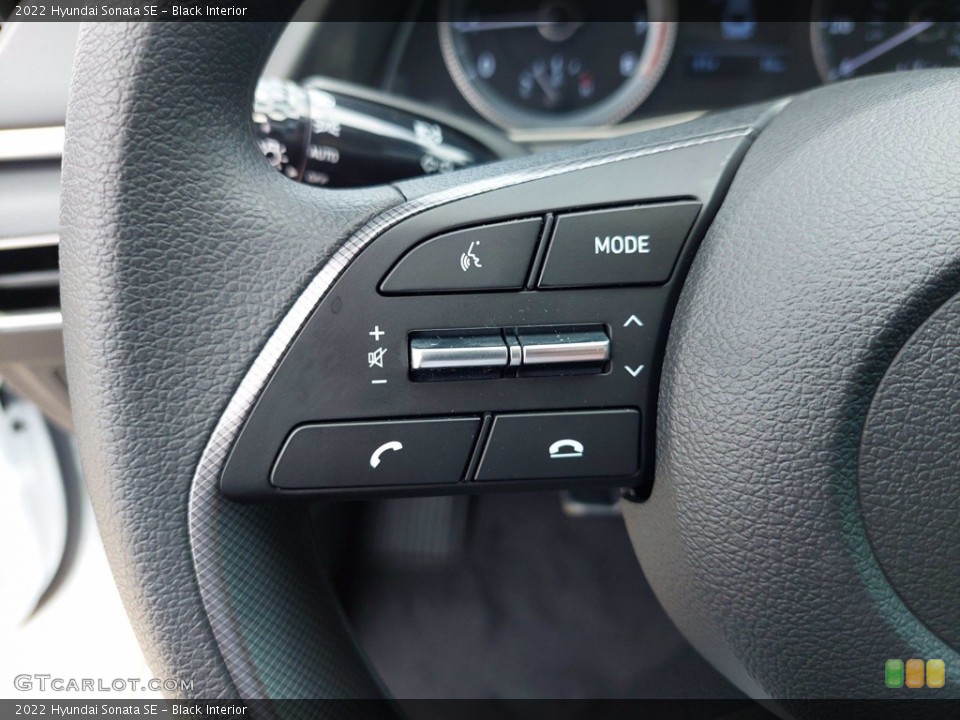 Black Interior Steering Wheel for the 2022 Hyundai Sonata SE #142390736
