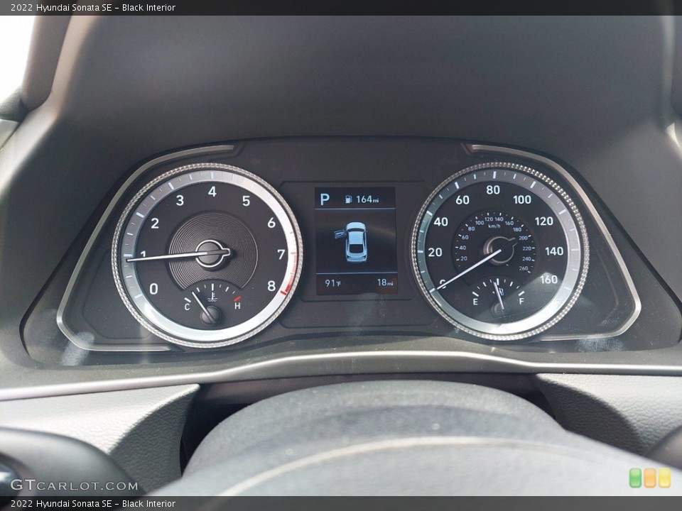 Black Interior Gauges for the 2022 Hyundai Sonata SE #142390742