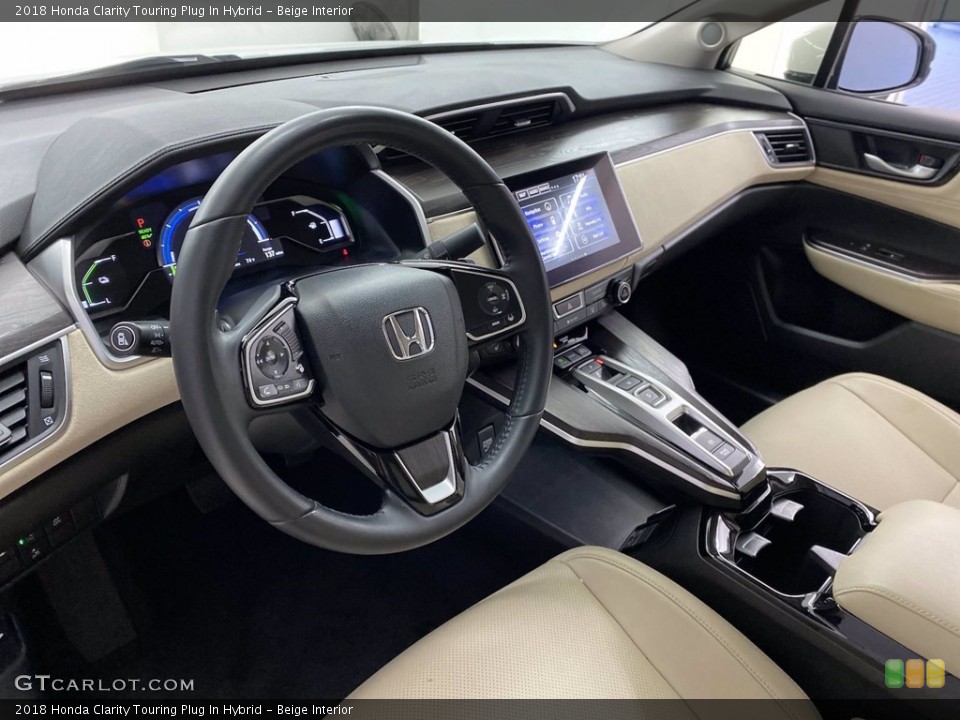 Beige Interior Prime Interior for the 2018 Honda Clarity Touring Plug In Hybrid #142392534