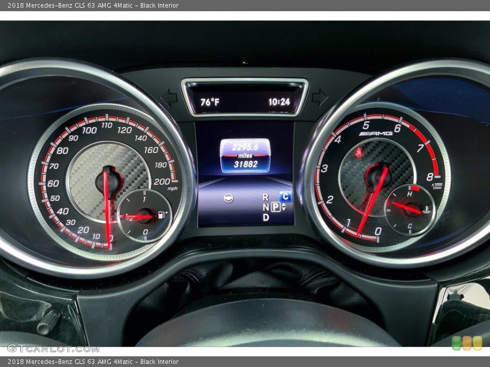 Black Interior Gauges for the 2018 Mercedes-Benz GLS 63 AMG 4Matic #142392648