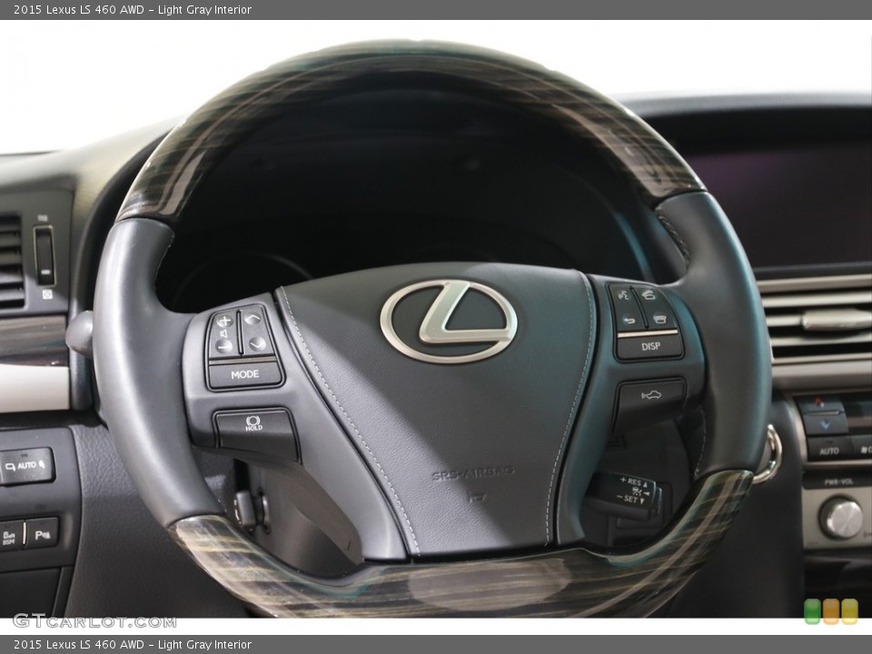 Light Gray Interior Steering Wheel for the 2015 Lexus LS 460 AWD #142395198