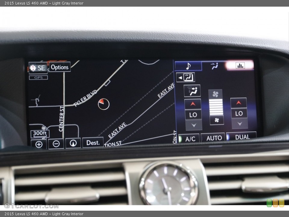 Light Gray Interior Navigation for the 2015 Lexus LS 460 AWD #142395276