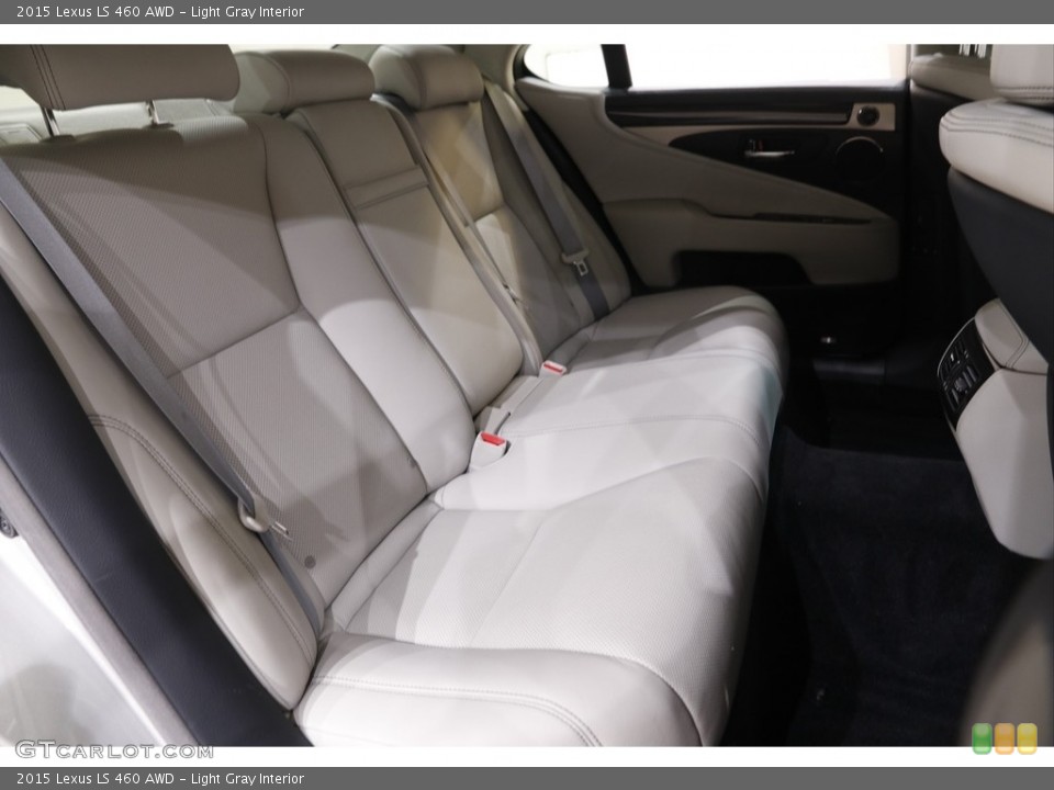 Light Gray Interior Rear Seat for the 2015 Lexus LS 460 AWD #142395426