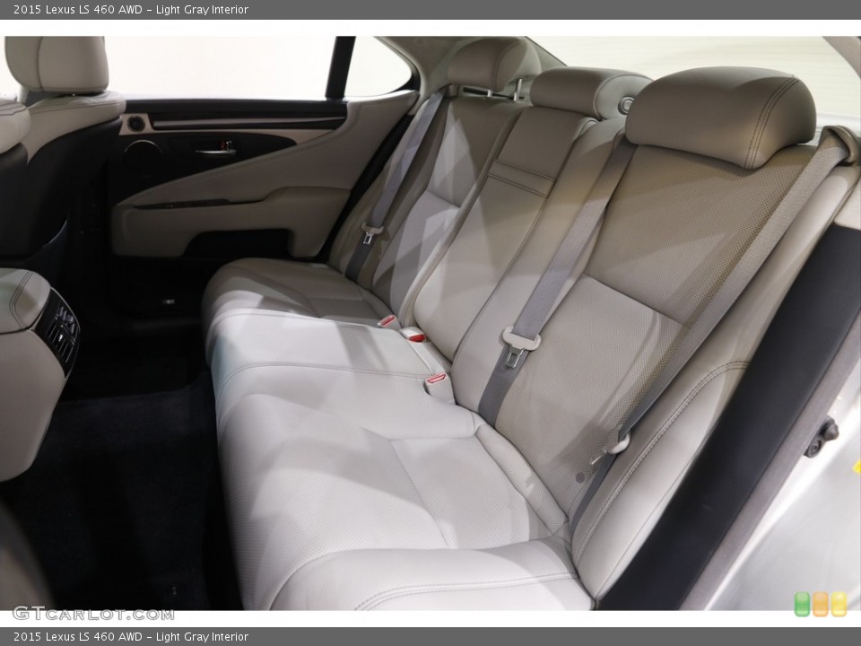 Light Gray Interior Rear Seat for the 2015 Lexus LS 460 AWD #142395444
