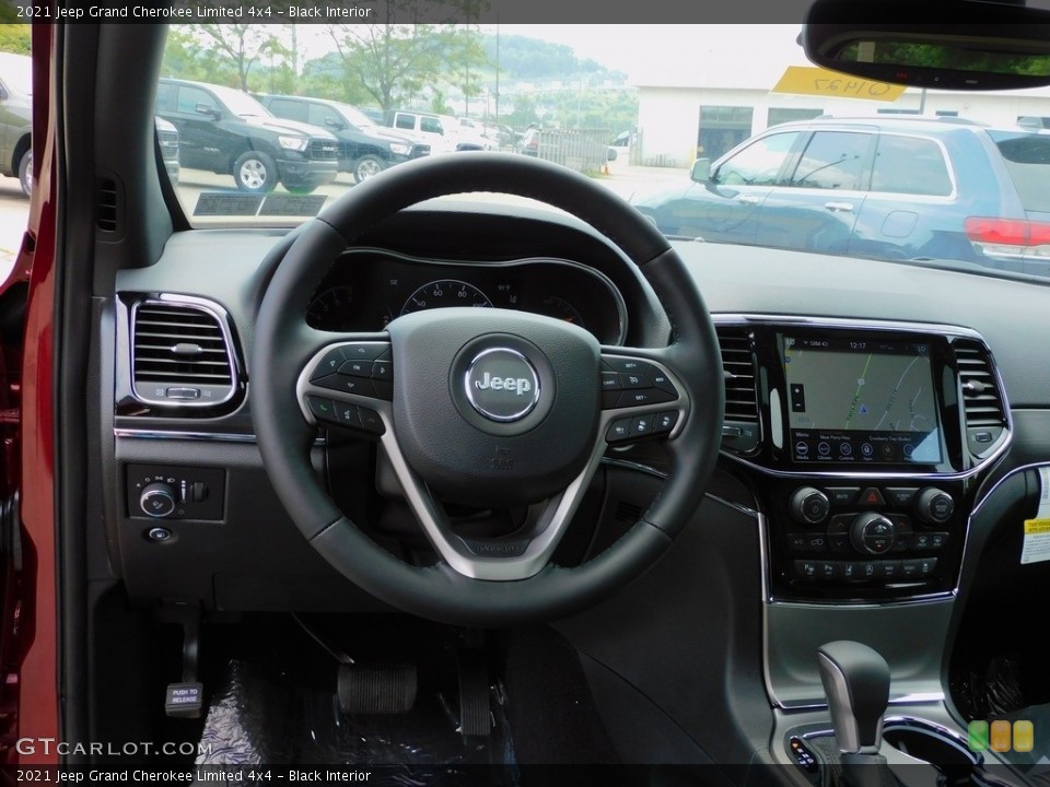 Black Interior Dashboard for the 2021 Jeep Grand Cherokee Limited 4x4 #142395447