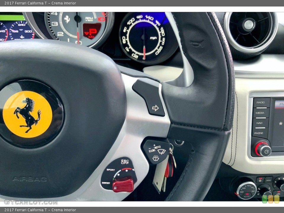 Crema Interior Steering Wheel for the 2017 Ferrari California T #142396383