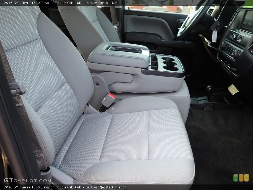 Dark Ash/Jet Black Interior Front Seat for the 2016 GMC Sierra 1500 Elevation Double Cab 4WD #142396995