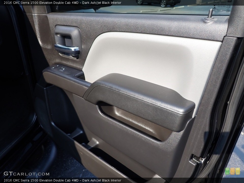 Dark Ash/Jet Black Interior Door Panel for the 2016 GMC Sierra 1500 Elevation Double Cab 4WD #142397042