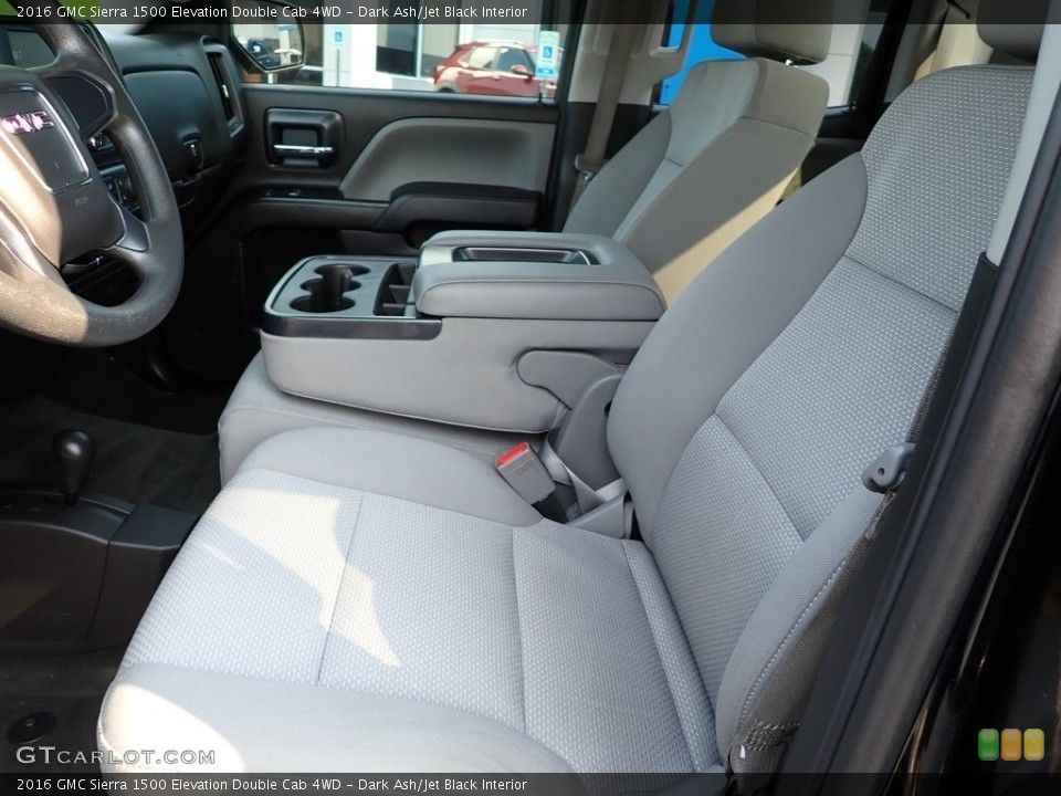 Dark Ash/Jet Black Interior Front Seat for the 2016 GMC Sierra 1500 Elevation Double Cab 4WD #142397116