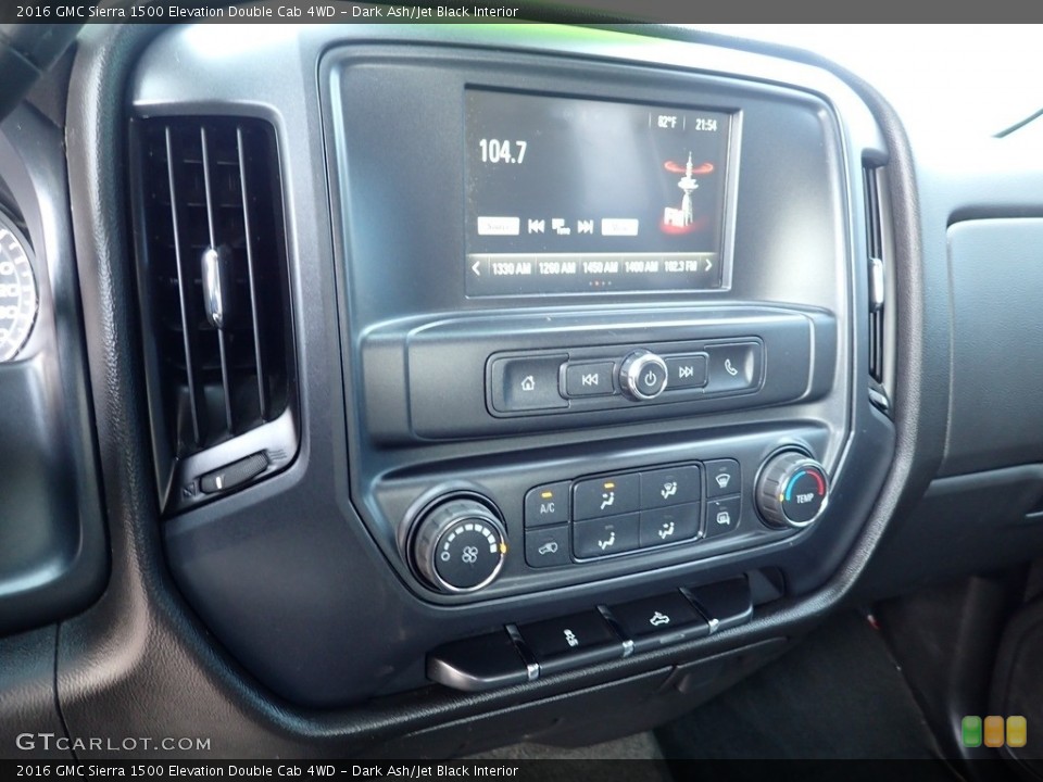 Dark Ash/Jet Black Interior Controls for the 2016 GMC Sierra 1500 Elevation Double Cab 4WD #142397316