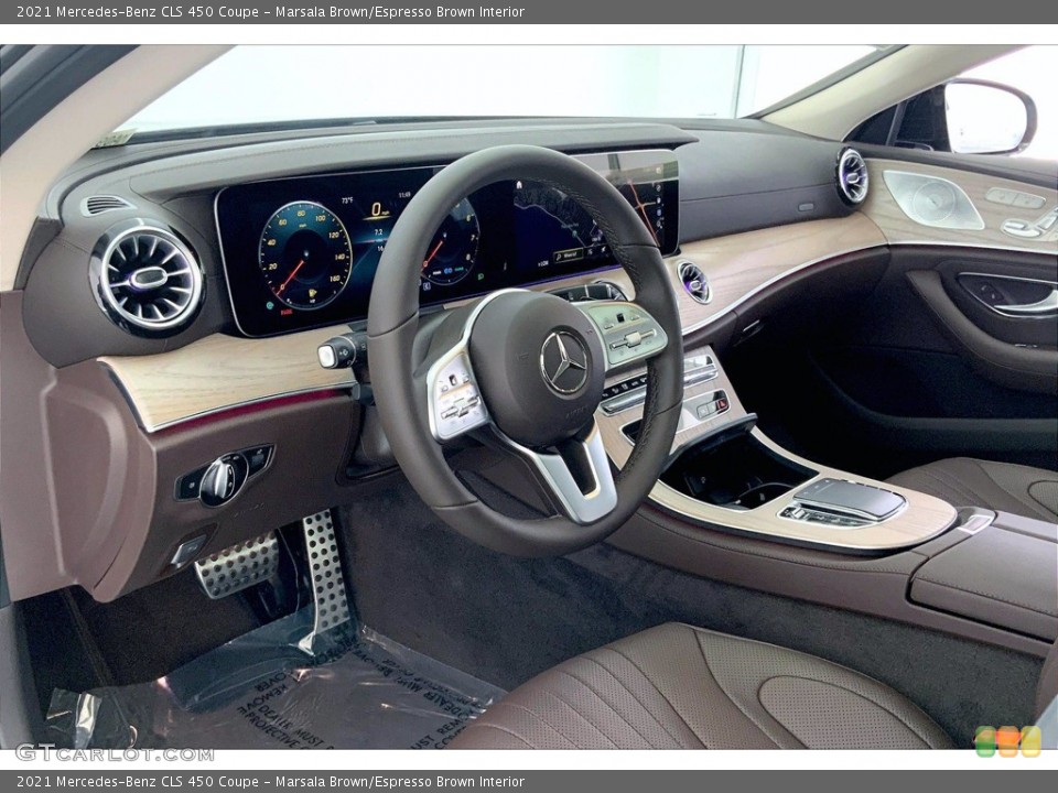 Marsala Brown/Espresso Brown Interior Front Seat for the 2021 Mercedes-Benz CLS 450 Coupe #142399869