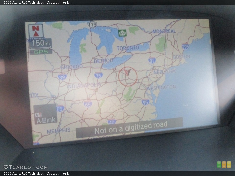 Seacoast Interior Navigation for the 2016 Acura RLX Technology #142400544
