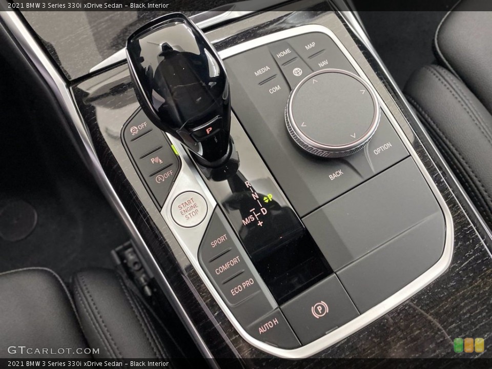 Black Interior Transmission for the 2021 BMW 3 Series 330i xDrive Sedan #142401972