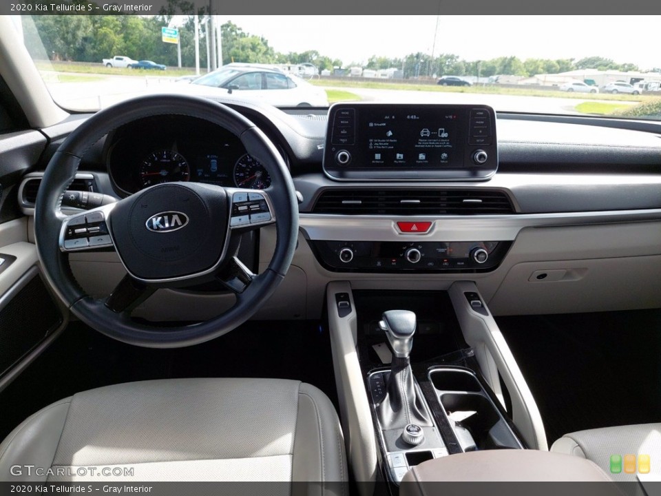 Gray Interior Dashboard for the 2020 Kia Telluride S #142402380