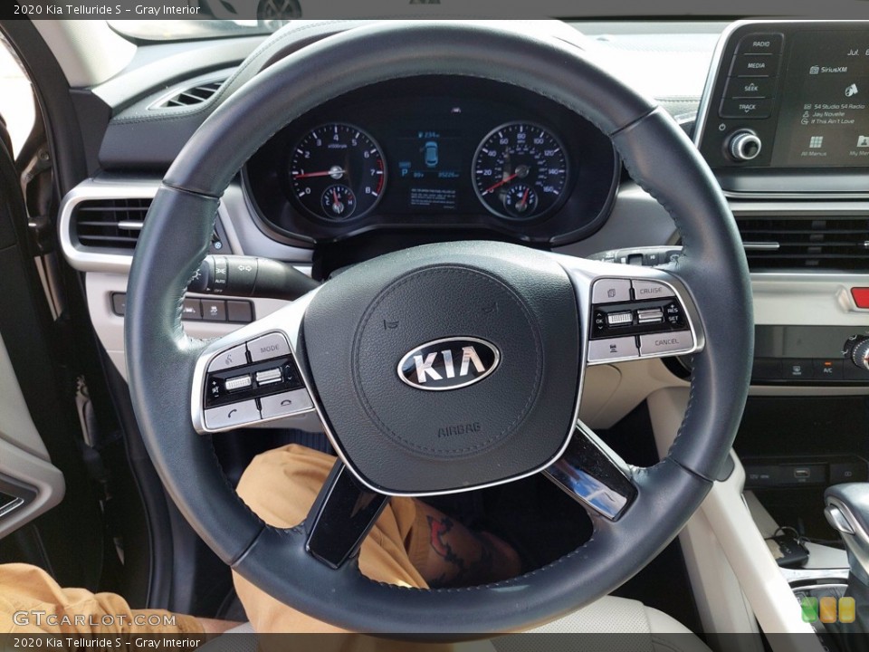 Gray Interior Steering Wheel for the 2020 Kia Telluride S #142402476