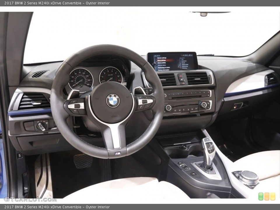 Oyster Interior Dashboard for the 2017 BMW 2 Series M240i xDrive Convertible #142404765