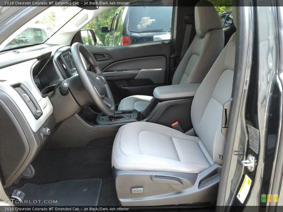 Jet Black/Dark Ash Interior Photo for the 2018 Chevrolet Colorado WT Extended Cab #142405434