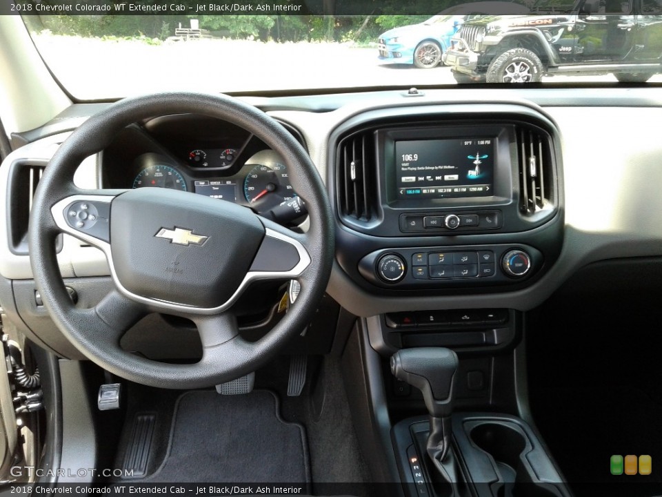 Jet Black/Dark Ash Interior Dashboard for the 2018 Chevrolet Colorado WT Extended Cab #142405527
