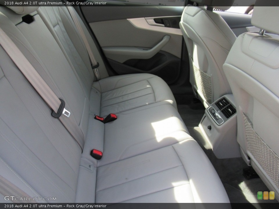 Rock Gray/Gray Interior Rear Seat for the 2018 Audi A4 2.0T ultra Premium #142407431