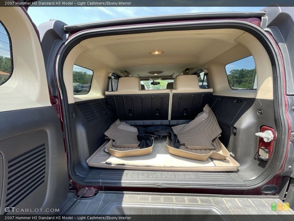 Light Cashmere/Ebony Interior Trunk for the 2007 Hummer H3  #142408560