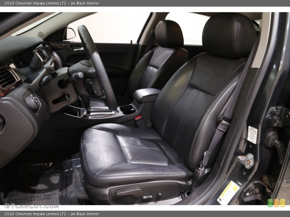 Jet Black Interior Front Seat for the 2016 Chevrolet Impala Limited LTZ #142413582