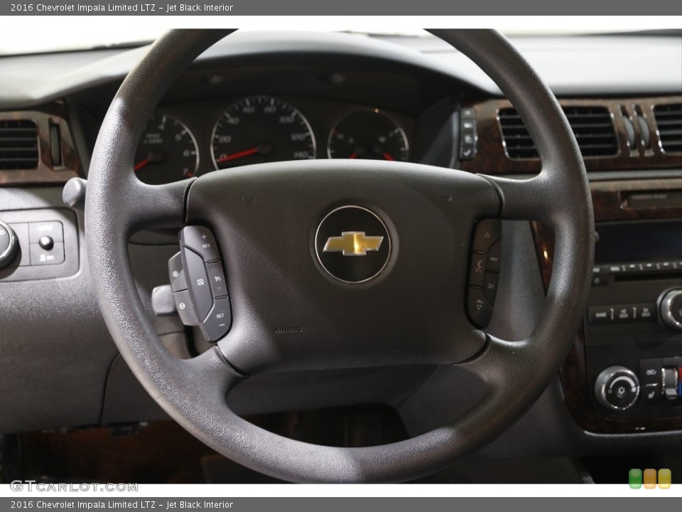 Jet Black Interior Steering Wheel for the 2016 Chevrolet Impala Limited LTZ #142413600