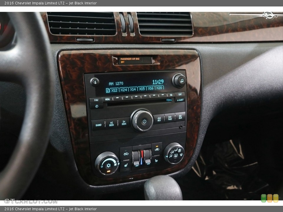 Jet Black Interior Controls for the 2016 Chevrolet Impala Limited LTZ #142413615