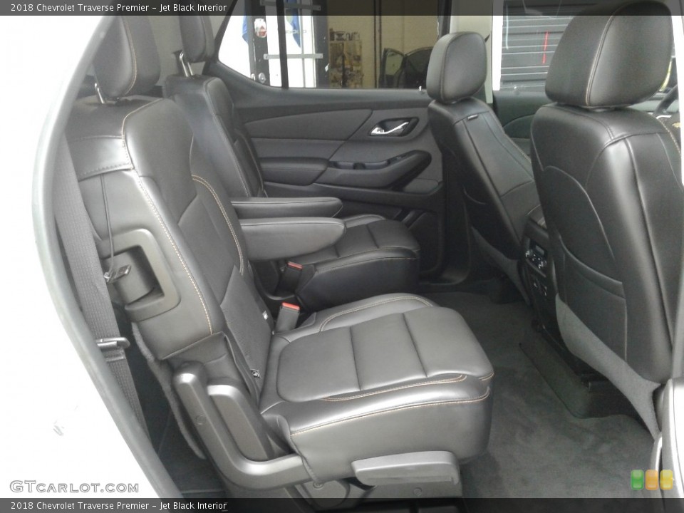 Jet Black Interior Rear Seat for the 2018 Chevrolet Traverse Premier #142416679