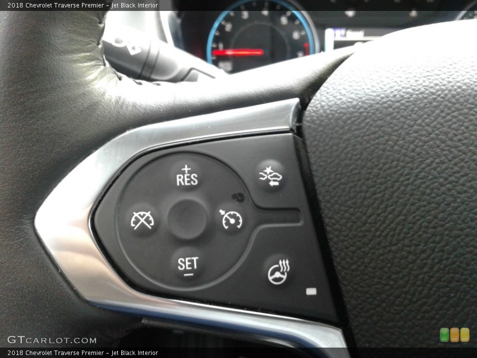 Jet Black Interior Steering Wheel for the 2018 Chevrolet Traverse Premier #142416736