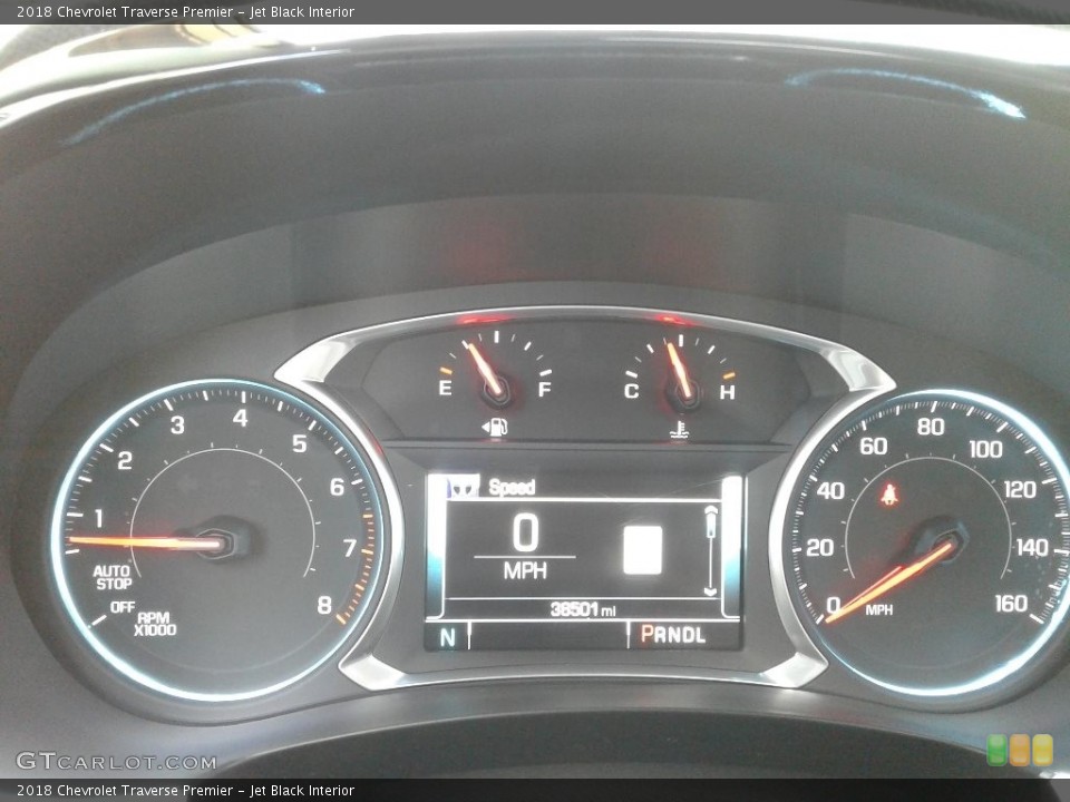 Jet Black Interior Gauges for the 2018 Chevrolet Traverse Premier #142416785