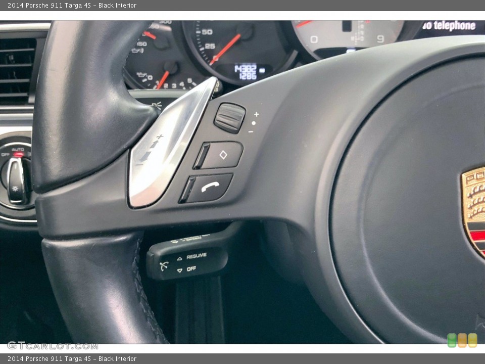 Black Interior Steering Wheel for the 2014 Porsche 911 Targa 4S #142416982