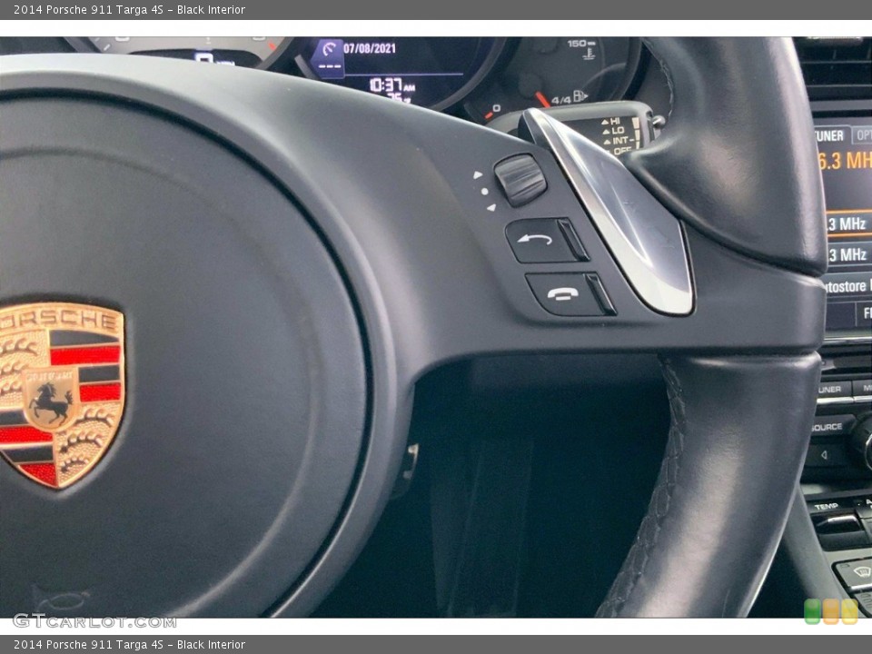 Black Interior Steering Wheel for the 2014 Porsche 911 Targa 4S #142417009