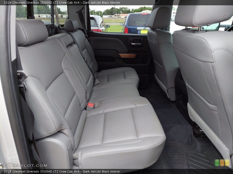 Dark Ash/Jet Black Interior Rear Seat for the 2018 Chevrolet Silverado 3500HD LTZ Crew Cab 4x4 #142417171
