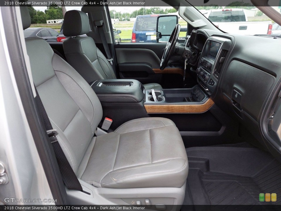 Dark Ash/Jet Black Interior Front Seat for the 2018 Chevrolet Silverado 3500HD LTZ Crew Cab 4x4 #142417225