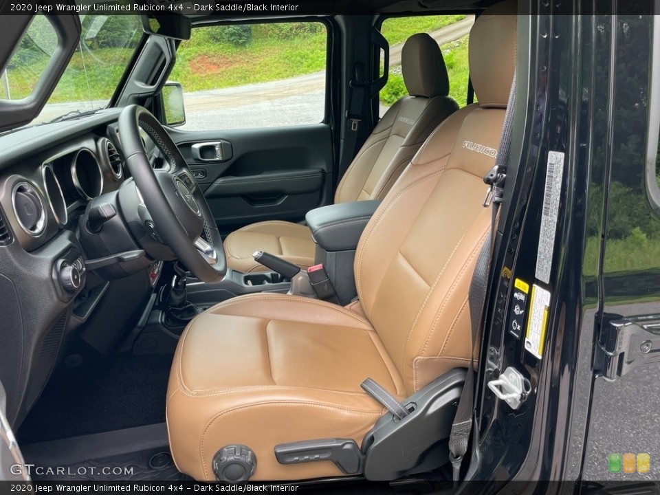 Dark Saddle/Black Interior Photo for the 2020 Jeep Wrangler Unlimited Rubicon 4x4 #142417471